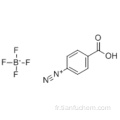 Tétrafluoroborate de 4-carboxybenzediazonium CAS 456-25-7